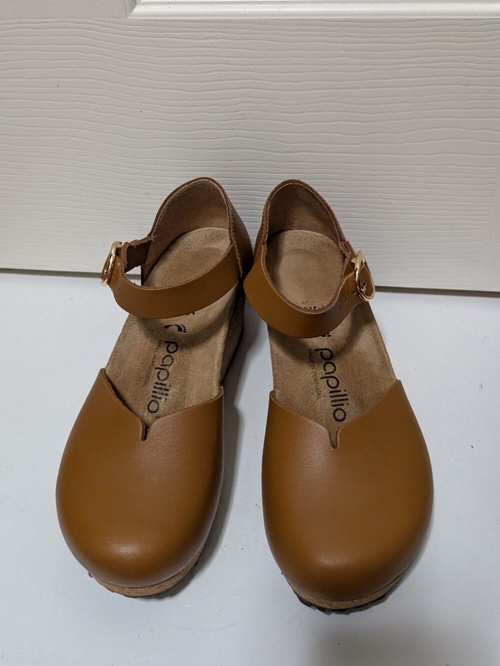 Birkenstock Papillio Mary Ring-Buckle Cognac Brown Tan Size 36 - Picture 3 of 7